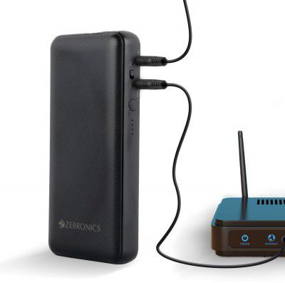 ZEBRONICS ZEB-M24Q27 Router UPS with 19200mAh, 48W max
