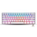 ZEBRONICS Zeb-Max Ninja 61 Keys Wireless Mechanical Keyboard With 3 Bluetooth Connections, 2.4Ghz Nano Receiver, Type C Wired Mode, Rgb Backlit, Built-In Rechargeable Battery And N-Key Rollover(White)...
