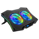 ZEBRONICS Zeb- NC9000 Laptop Cooling pad with Dual 110mm Fan...