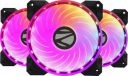 ZEBRONICS ZEB-PGF520C 120mmx3 Premium Chassis ARGB Fans Combo Kit with RGB Controller, Remote, 35CFM Airflow, RGB Sync, Hydro Bearing, 18 LED Fans, ARGB Extender and Dual 3 Pin Connector....