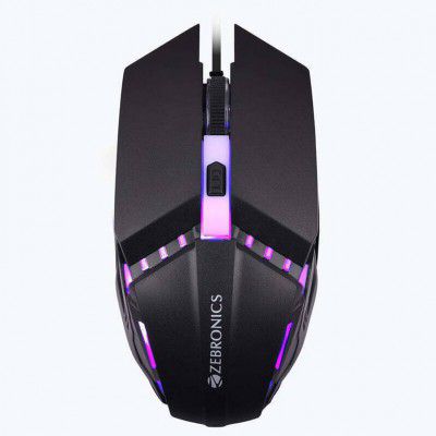ZEBRONICS ZEB PHERO  Gaming Mouse  (USB 2.0, RAINBOW LED)