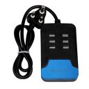 ZEBRONICS ZEB-PS160L USB Power Strip with 6 USB Ports, Smart Design for Faster Charging and LED Light, Black...