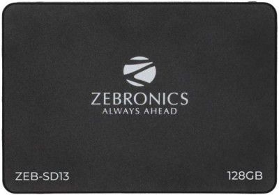 ZEBRONICS ZEB SD13 128 GB Desktop, Laptop Internal Solid State Drive (SSD) (ZEB SD13 128GB SSD,Ultra Low Power Consumption, S.M.A.R.T. Thermal Management)  (Interface: SATA, Form Factor: 2.5 Inch)
