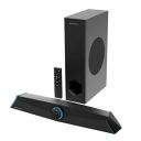 ZEBRONICS Zeb Sonic BAR 100-120W RMS Soundbar with Subwoofer, RGB LED, HDMI ARC, BT v5.0, AUX, Type C + Dual 3.5mm Audio Ports, Virtual 5.1 and 3D Surround Sound, Black...