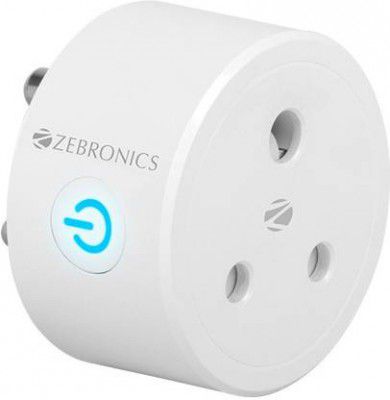 ZEBRONICS Zeb SP110 Smart Wi-Fi Plug Compatible with Google Assistant & Alexa