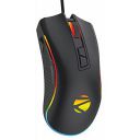 Zebronics Zeb-Tempest Plus 8-Button Wired Gaming Mouse with Rapid Fire Key, 6400 DPI Sensor, Rubber Finish, RGB Lights, Advanced Windows Software, Braided Cable...