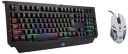 ZEBRONICS Zeb-Transformer K2 Gaming Keyboard, 104 Keys, Multicolor LED Laser Keycaps (Gold Plated USB Connector, Braided Cable) & Zeb-Transformer-M Optical USB Gaming Mouse with LED Effect(White)...
