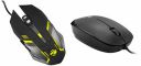 ZEBRONICS Zeb-Transformer-M Optical USB Gaming Mouse with LED Effect(Black) & Zeb Power Wired Mouse...