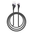 Zebronics Zeb-UCLC65B Quad 4 in 1 Fast Charging 65W cable 1m long cable (Black and Grey)...