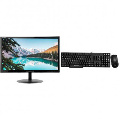 ZEBRONICS Zeb-V19Hd 18.5" Led Monitor with Supporting Hdmi, Vga Input, Hd 1366 X 768