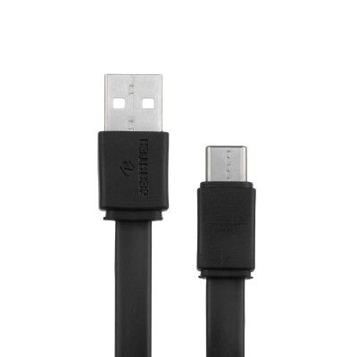 ZEBSTER Z-CC25 USB to Type C Cable, flat cable, supports upto 3A,Charge & Sync