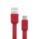 ZEBSTER Z-CC25 USB to Type C Cable, flat cable, supports upto 3A,Charge & Sync (Red)...