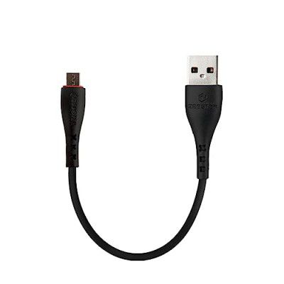 ZEBSTER Z -MC20 USB to Micro USB Cable,2A 20cm cable Strong & Long lasting for Charge and Sync (Black)