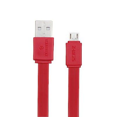ZEBSTER Z-MC25 USB to Micro USB Cables,3A, 25cm cable, Mobile/Laptop Compatible(Red)