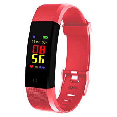 ZEBSTER Z - Run 20 Basic Smart Watch BTv4.0, 2.4cm TFT Color Display, Call, SMS Notification, Sports Mode iOS 8.0 & Above/Android 4.2 &Above(Red)