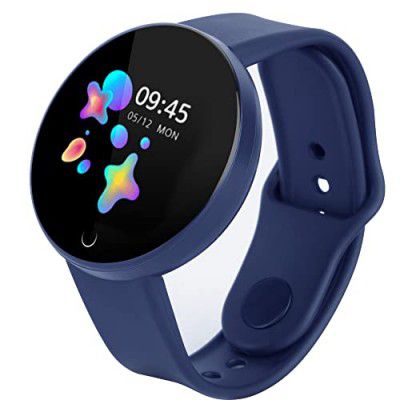 ZEBSTER Z - Run 22 Basic Smart Watch BTv4.0, 3.65cm,TFT Color Display, Call, SMS Notification,Customizable Watch face, iOS 9.0 & Above/Android 5.0 & Above(Navy Blue)
