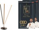 Zed Black Zipper Medium 3in1, Incense Stick for Pooja, Havan, Fresh (2, Set of 2)...