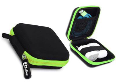 ZedGear Earphone Headphone Case Pouch Multi Purpose Storage Case - Green