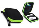 ZedGear Earphone Headphone Case Pouch Multi Purpose Storage Case - Green...