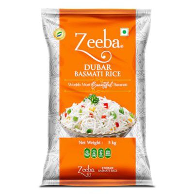 Zeeba Dubar Basmati 1121 Steam (Short Grain) (5 KG)