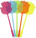 ZEEMOKAD Hand Shap Home All Small Insect Killer Manual Fly Swatter Indoor Outdoor Multicolor Pack-5...