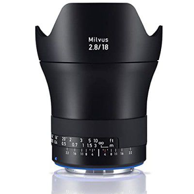 ZEISS Milvus ZE 2.8/18 Super Wide-Angle Camera Lens for Canon EF-Mount SLR/DSLR Cameras Black