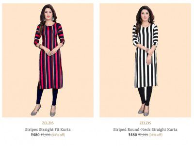 ZELZIS Womens Kurta upto 95% off