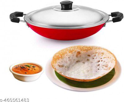 Zen Zen-Chetty-Pan Appachatty with Lid 1 L capacity 15 cm diameter (Aluminium, Non-stick)