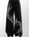 ZEN1FASHION  Men Printed Black Track Pants...