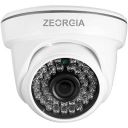 ZEORGIA 2MP Full HD IR Dome Night Vision/CCTV Home Security White Color, 3.6Mm Lens Angle Night Video Dome Camera...