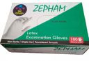 Zepham Careway Latex Medical Examination Disposable Powdered Hand Gloves (Large) - Pack of 100 Pieces...