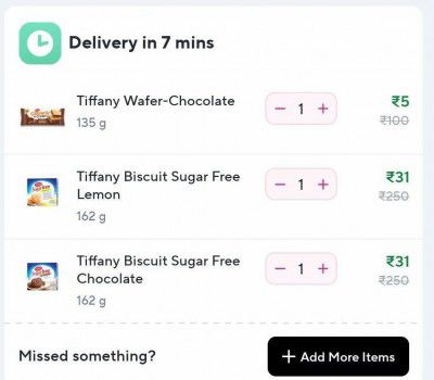 Zepto Loot : Search Tiffany