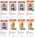 Zepto: VAN Huesen Women Twilight Blue Solid Bra Start RS.1...