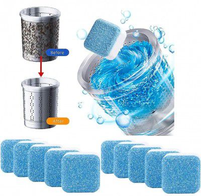 Zerfa (Pack of 12) Washing Machine Deep Cleaner Tablets