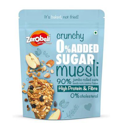 Zerobeli Crunchy 0% Added Sugar Muesli 425g