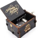 Zesta Wooden Happy Birthday Music Box/Vintage Hand Crank Musical Gifts for Men Birthday Special/Birthday Gift for Girls/Wooden Musical Box Gift for Wife...