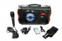 Zeus Electra Entertainment Redefined Portable 2 Speaker with Inputs from Bluetooth, FM, USB, Micro SD, Aux, Guitar with a 1 Bundled Wired Mic (Black)...