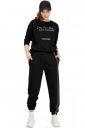 ZEYO Women's Cotton Track Suit Typography Printed Sweatshirt Co-ords Set 5821...