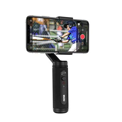 Zhiyun-Tech Smooth Q2 3-Axis Handheld Gimbal (with 2 Years ZHIYUN India Official Warranty) for Smartphone, Small Pocket Size 260g Max. Payload 360 Degree Rotation iOS & Android Supported, Black