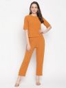 Zima Leto Women’s Orange Polyester Co-ord Set...