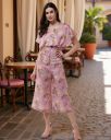 Zima Leto Women’s Pink Satin Co-Ord Set...