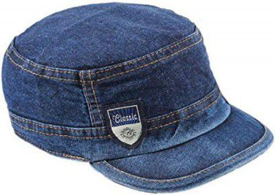 Zimba Mens Denim Cap (Blue Free Size)