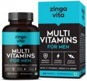 Zingavita Multivitamin Tablets for Men With Vitamins, Omega-3 & Herbs to Enhance Energy (60 Tablets)...