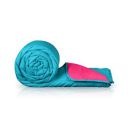 Zinnia Ultra Soft Microfibre Reversible Comforter- Single 150 X 230 Cm, Pink and Teal., 200 TC(Solid - Vibrant)...