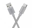 Zinq Technologies USB Type C to USB Type A 2.0 Cable for Smartphone (Silver)...