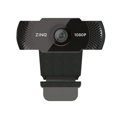 Zinq Technologies ZQ-1080 PC/Mac/Laptop Full HD 1080 Pixels 30 FPS Webcam with Noise Cancelling Built-in Mic
