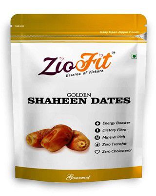 Ziofit Golden Shaheen Dried Dates, 500gm 