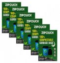 ZIPOUCH Compostable Garbage Covers Medium Size 19x21" | 75 Bags (5 Packs of 15)...