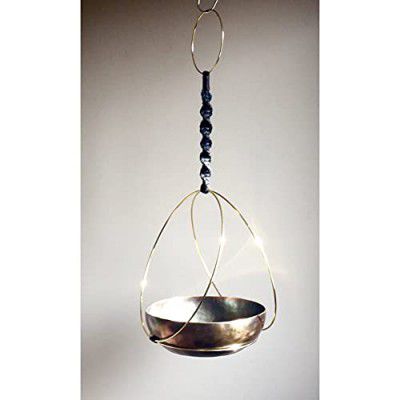 Zippy Flora Macrame Plant Hanger for Home/Garden/Balcony (Black Ring Hanger)