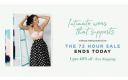 Zivame 72 hours Sale Up to 40% Off + Free Shipping...